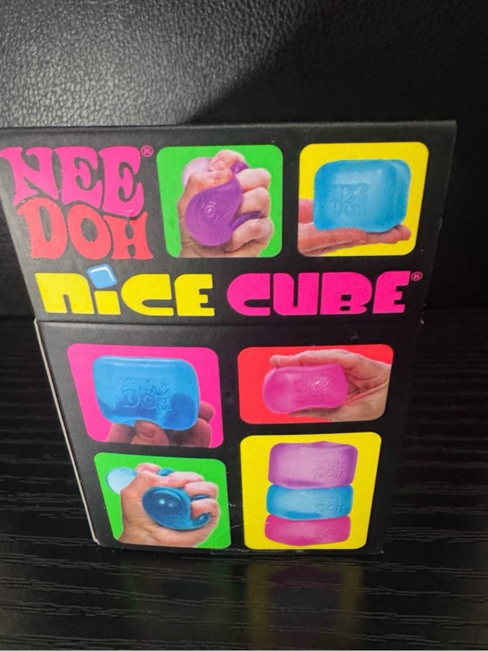 Schylling - NeeDoh - Nice Cube - Super Solid Squish - Purple - Picture 3 of 3